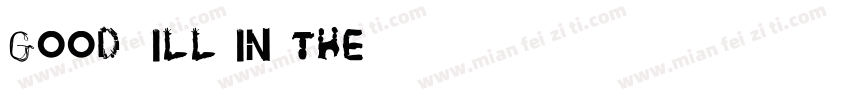 Goodwill in the字体转换